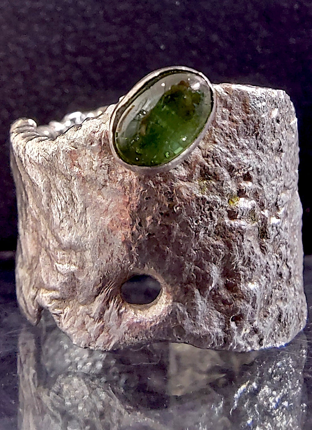 Bright green tourmaline