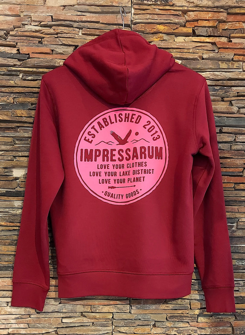 Logo Hoodie Burgundy (UNISEX)