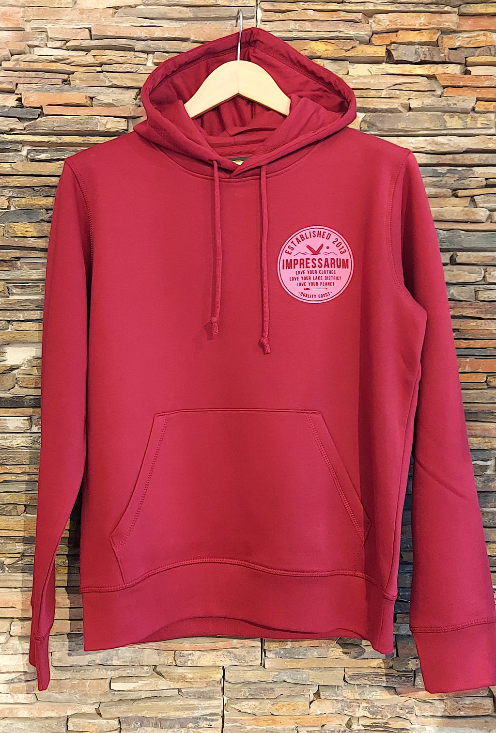Logo Hoodie Burgundy (UNISEX)