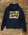 Wild is Home Hoodie Navy / Yellow (UNISEX)