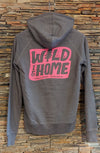 Wild is Home Hoodie Grey / Pink (UNISEX)