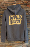 Wild is Home Hoodie Grey / Yellow (UNISEX)